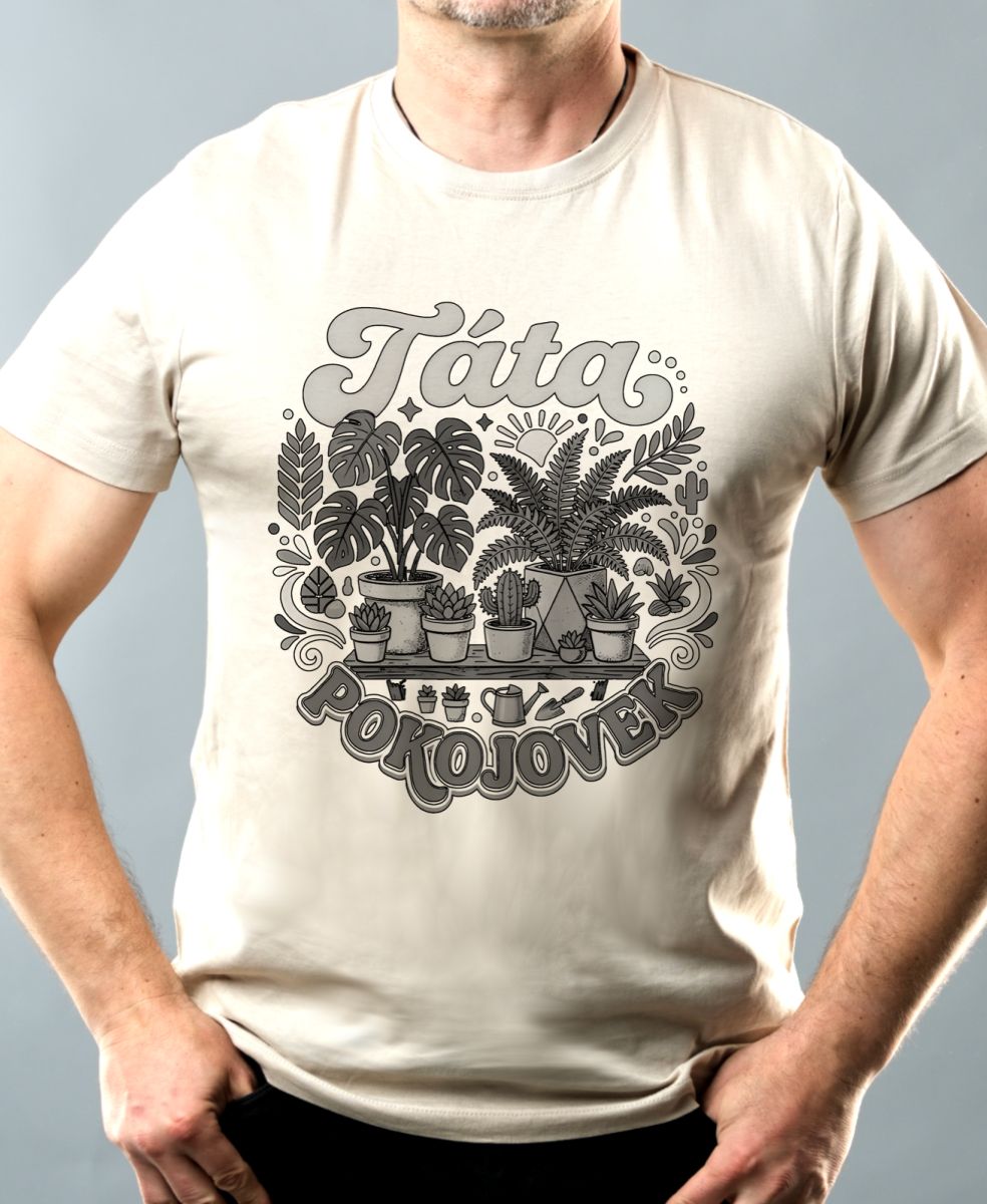 Táta pokojovek, černý tisk