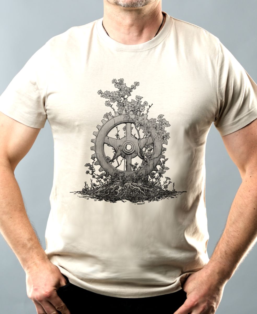 Technika v květu, černý tisk