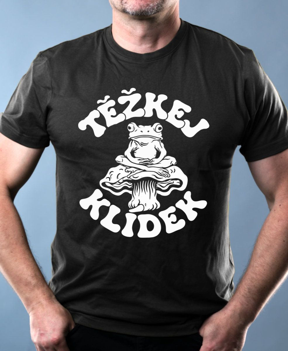 Těžkej klídek, V2, bílý potisk