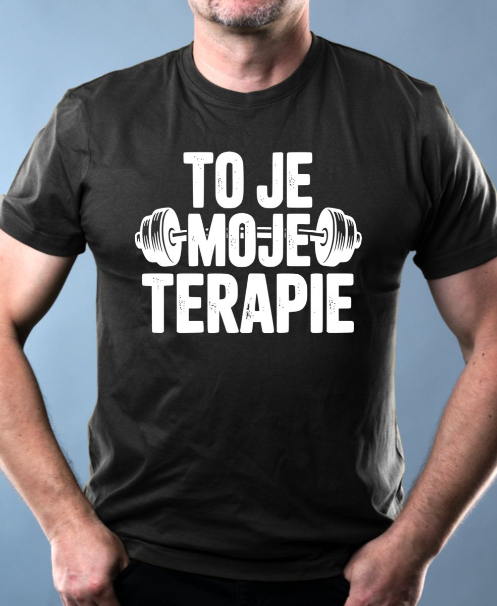 To je moje terapie, bílý tisk