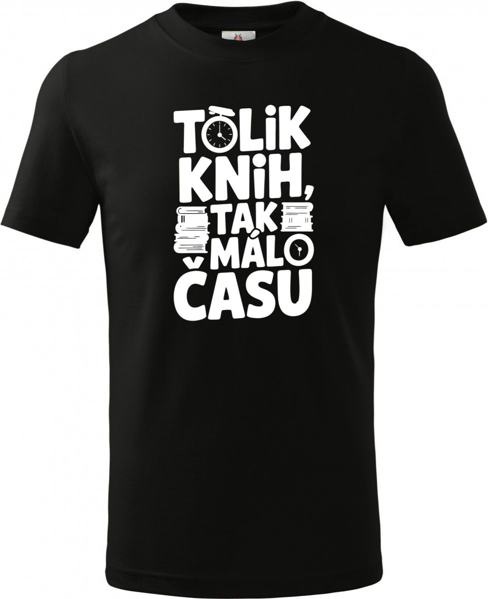 Tolik knih, tak málo času, bílý tisk