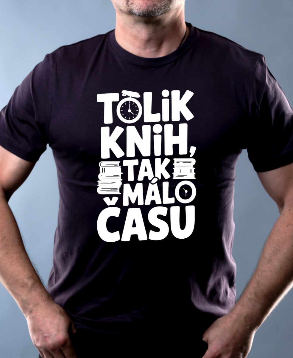 Tolik knih, tak málo času, bílý tisk