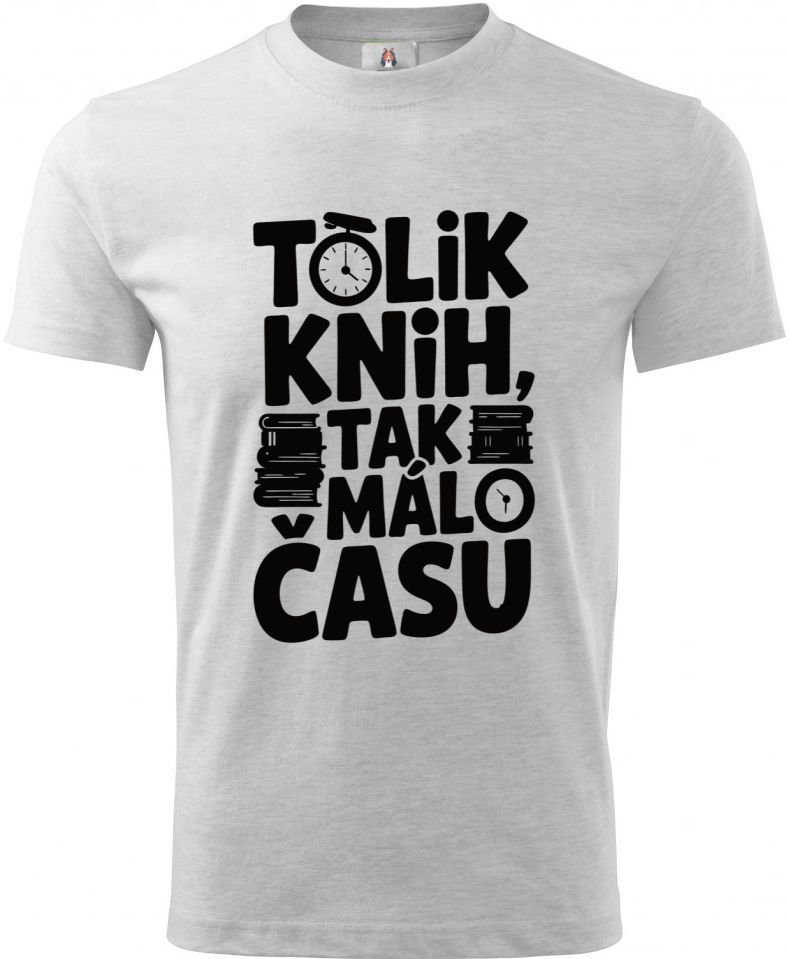 Tolik knih, tak málo času, černý tisk