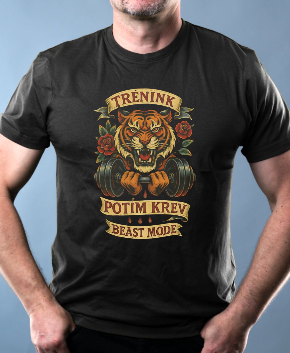 Trenink, potím krev, beast mode