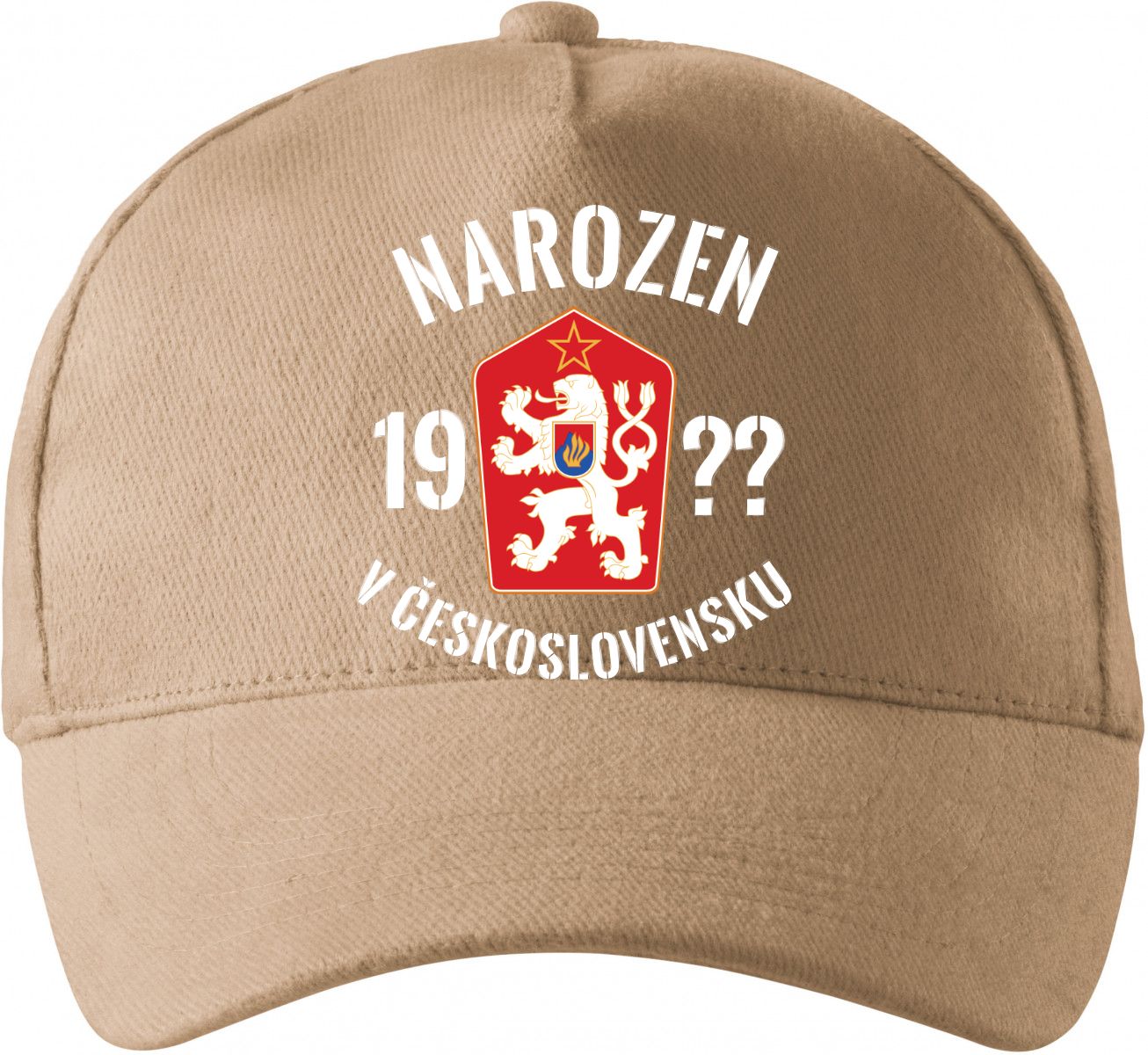 Narozen v Československu - doplňte ročník, bílý text
