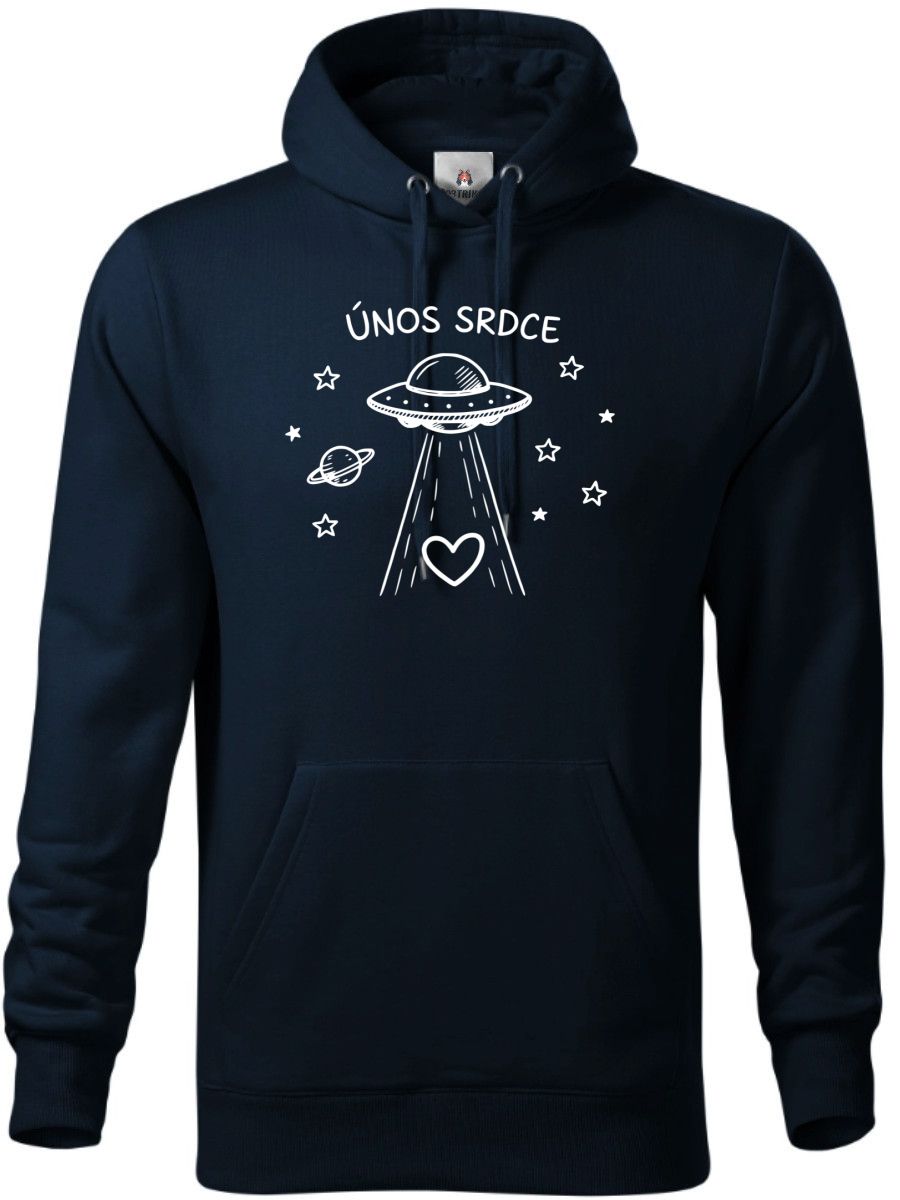 Únos srdce, bílý potisk