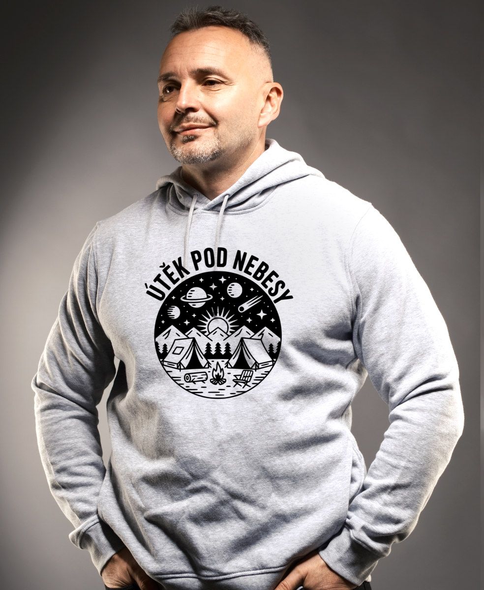 Útěk pod nebesy, černý tisk