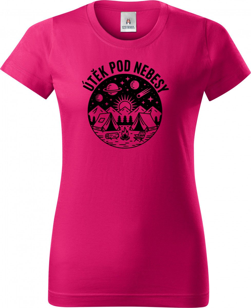 Útěk pod nebesy, černý tisk