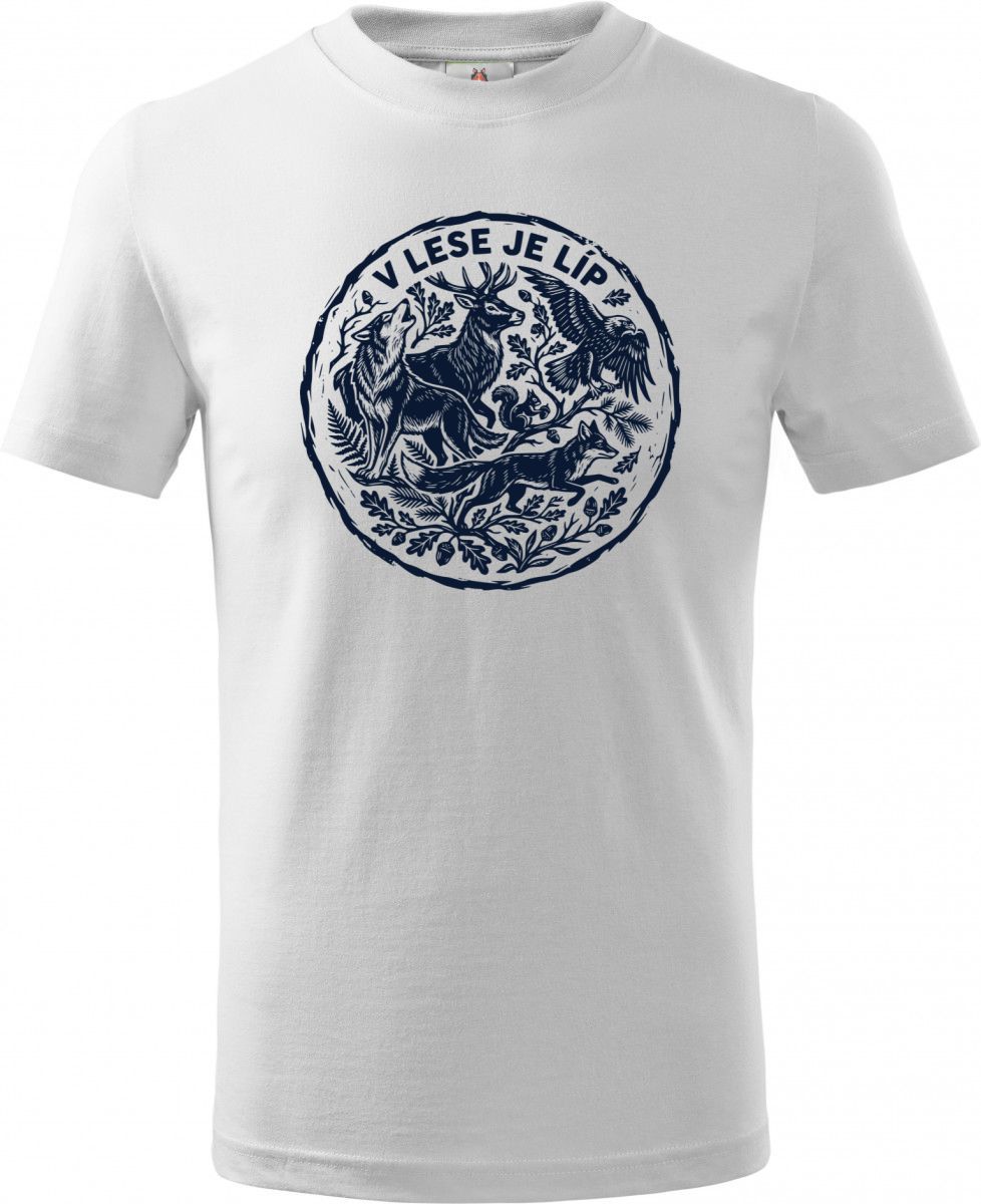 V lese je líp, černý tisk