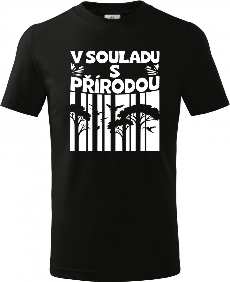 V souladu s přírodou, bílý potisk