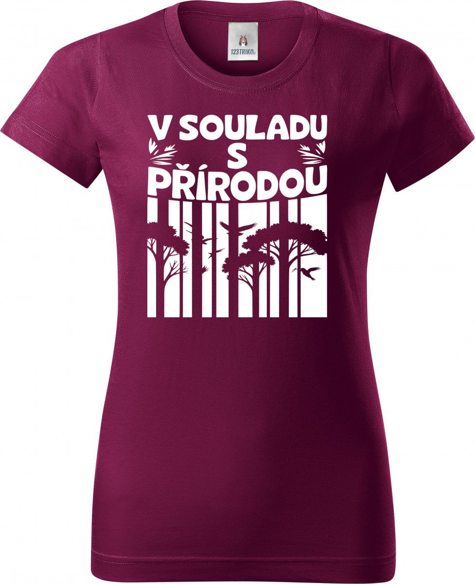 V souladu s přírodou, bílý potisk