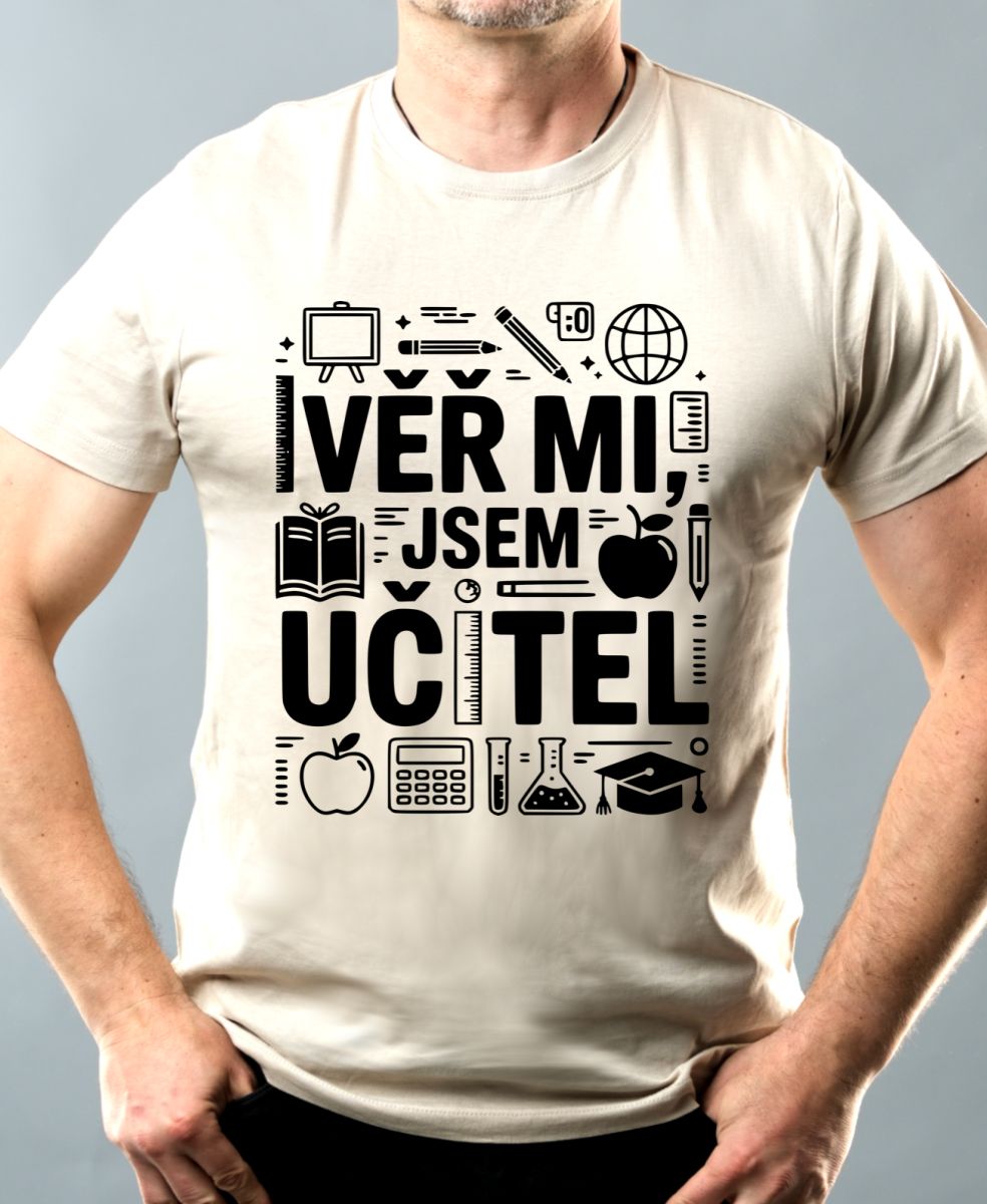 Věř mi, jsem učitel, černý tisk Věř mi, jsem učitel, černý tisk