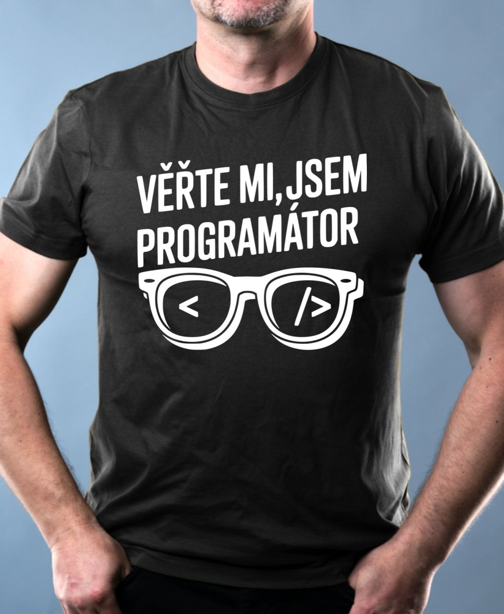Věřte mi, jsem programátor, bílý tisk