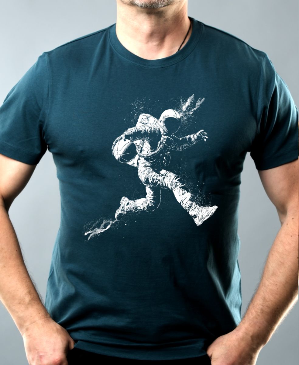 Vesmírný basket, V1, bílý potisk Vesmírný basket, V1, bílý potisk