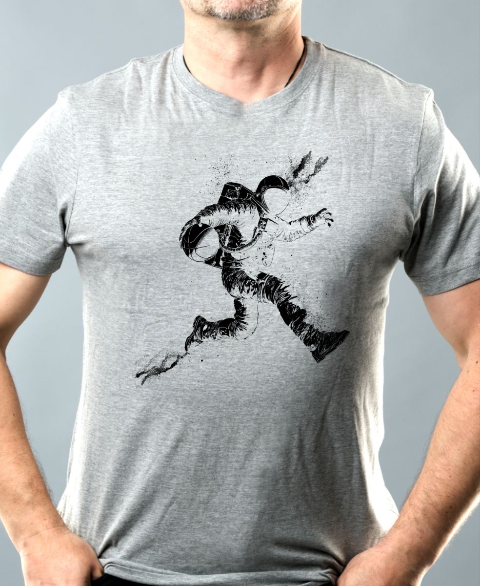 Vesmírný basket, V1, černý potisk Vesmírný basket, V1, černý potisk