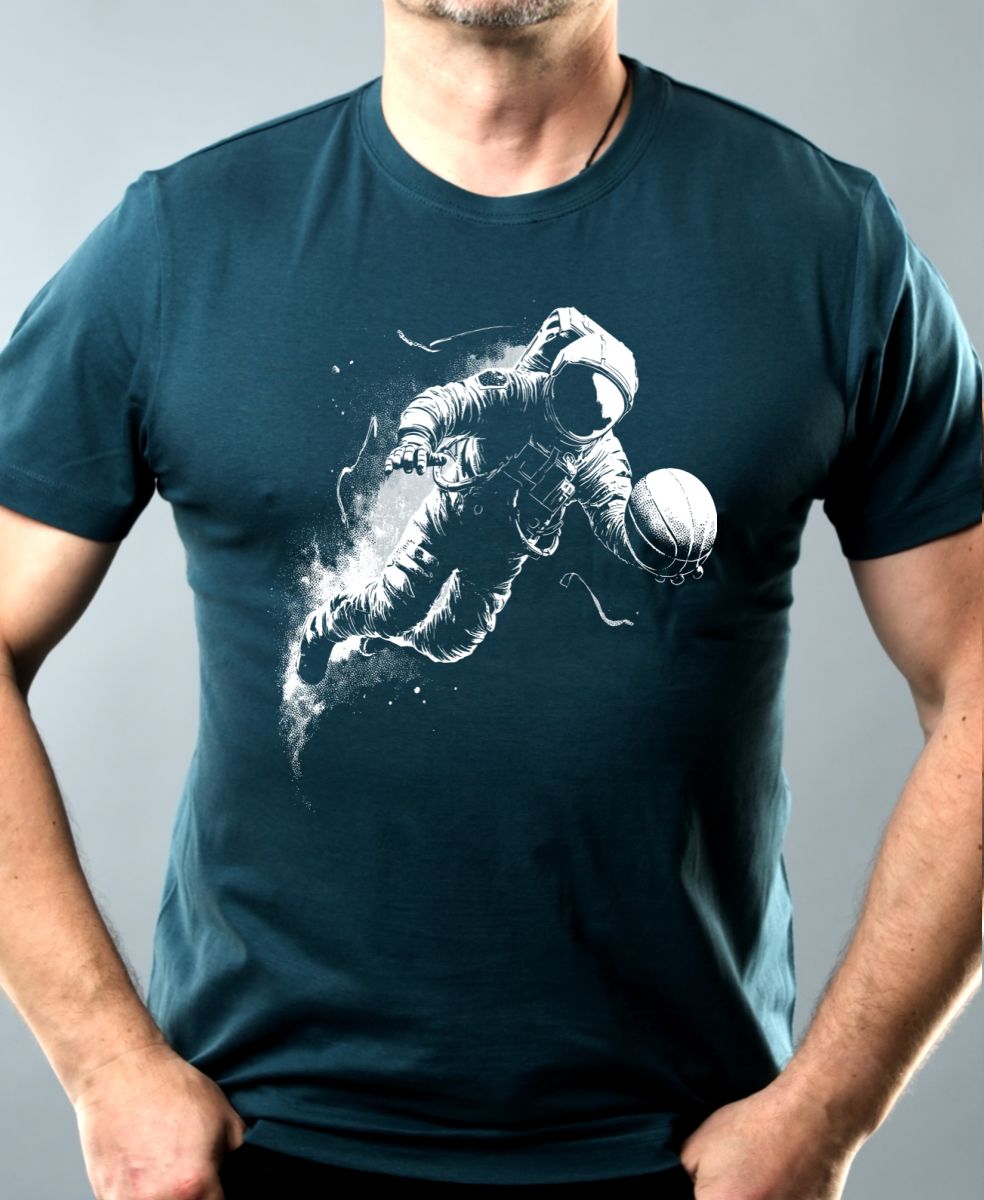 Vesmírný basket, V2, bílý potisk Vesmírný basket, V2, bílý potisk