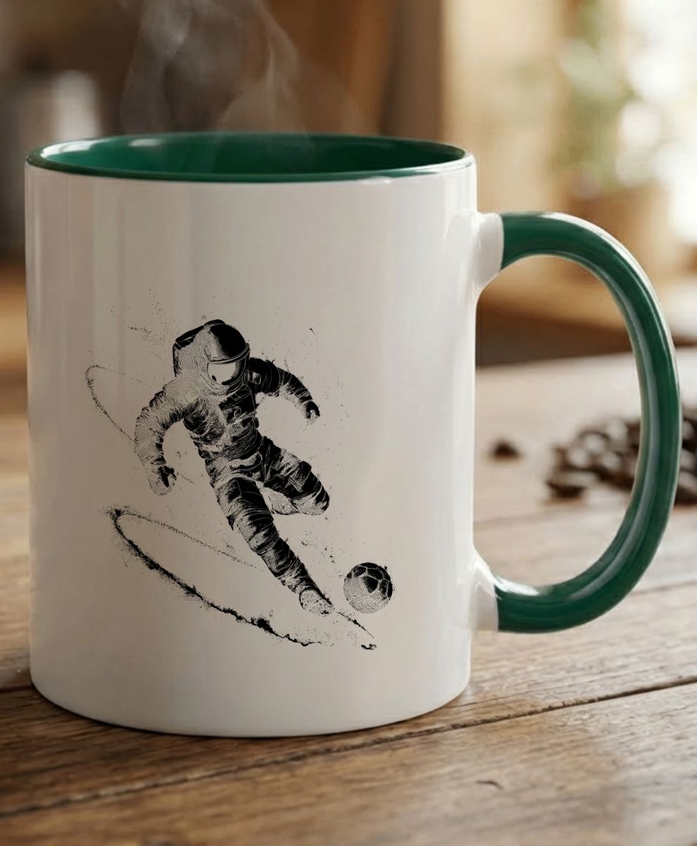 Vesmírný fotbal, V1, černý potisk