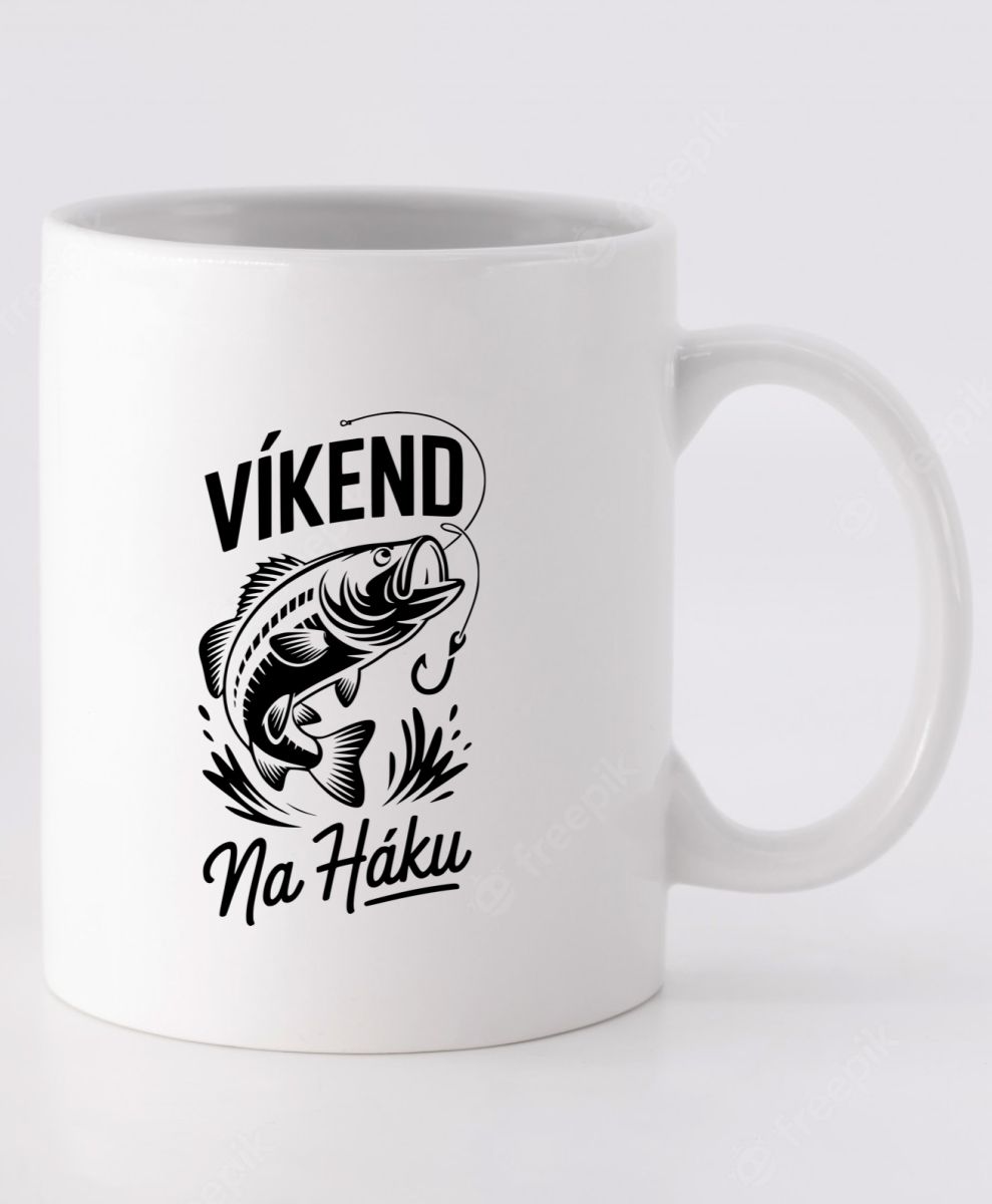 Víkend na háku, bílý potisk