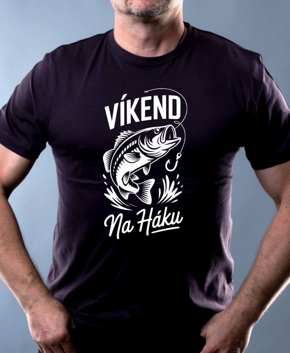 Víkend na háku, bílý potisk