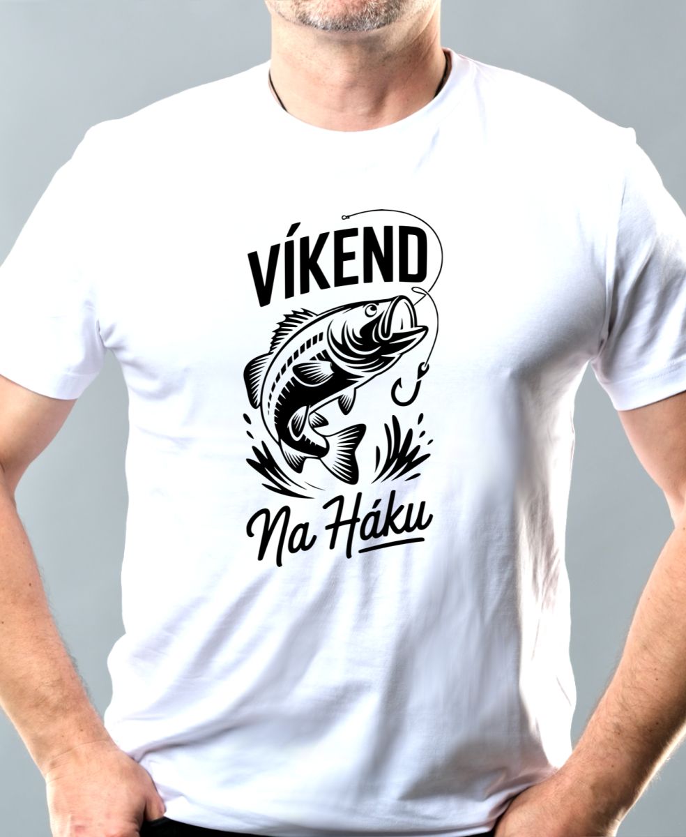Víkend na háku, černý potisk