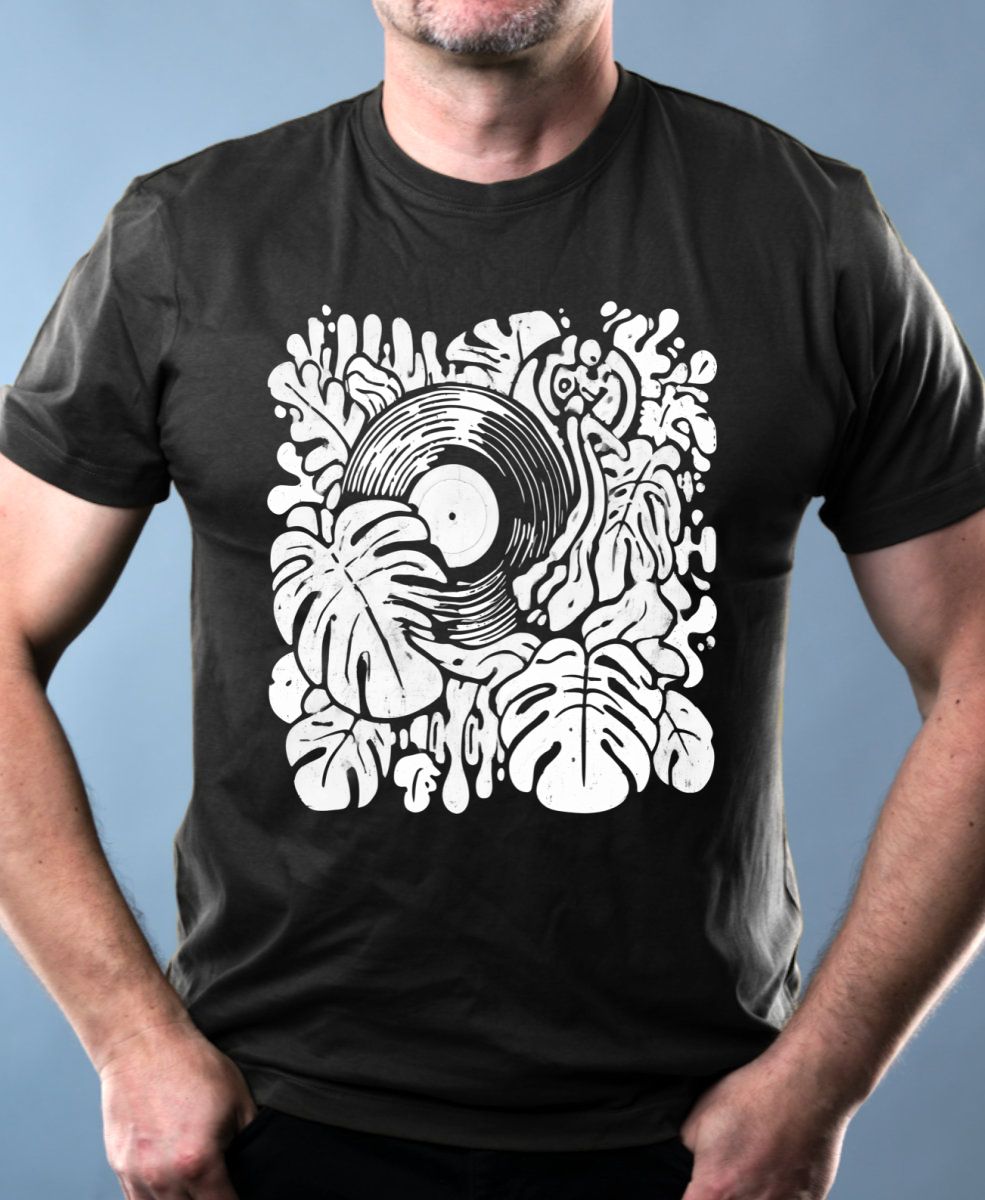 Vinylová džungle, bílý tisk