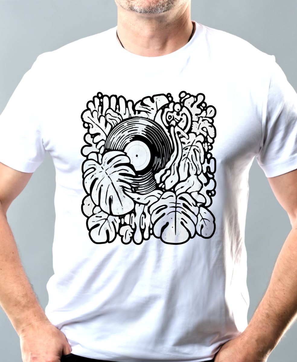 Vinylová džungle, černý tisk