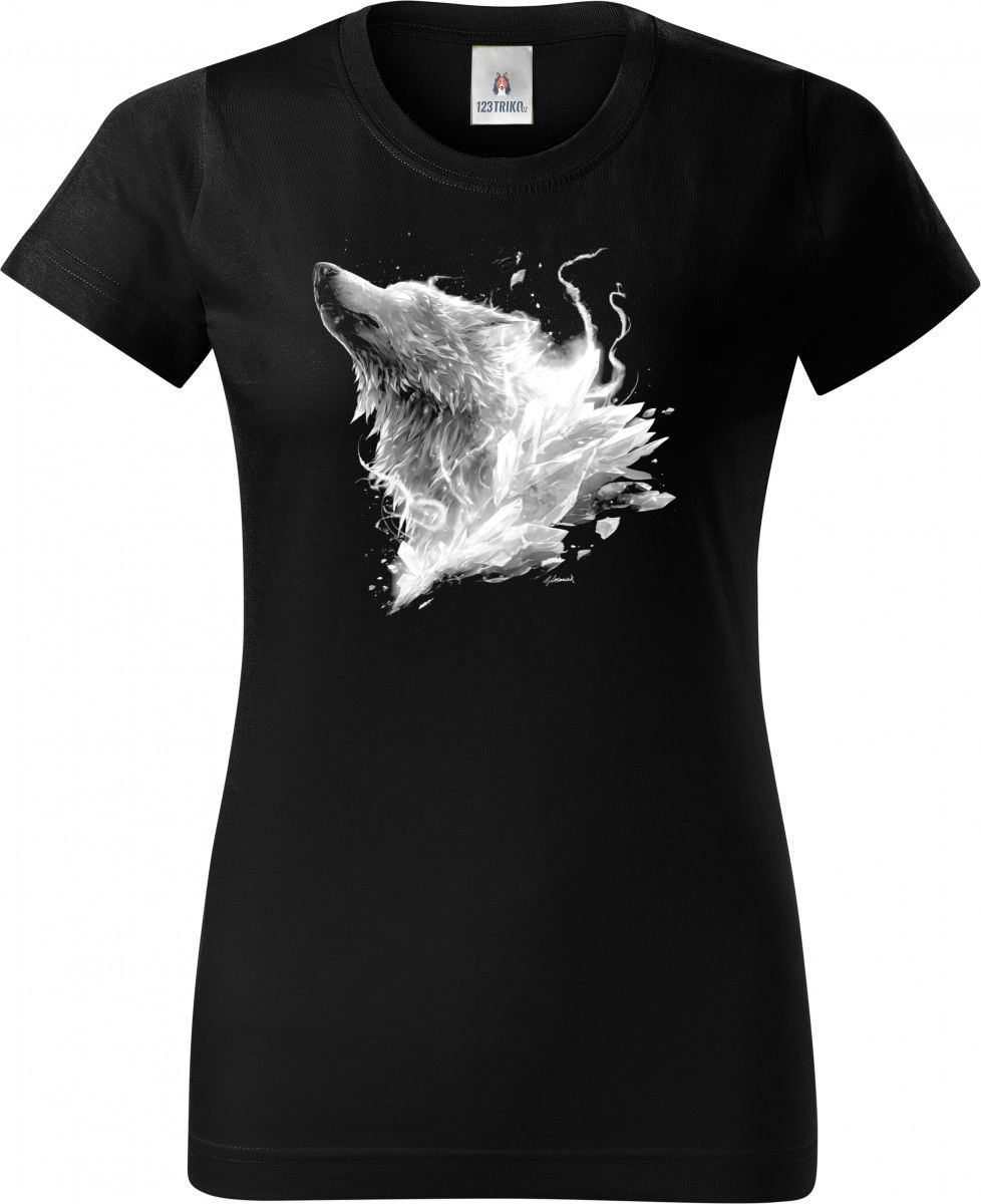 Vlčí mráz, bílý potisk