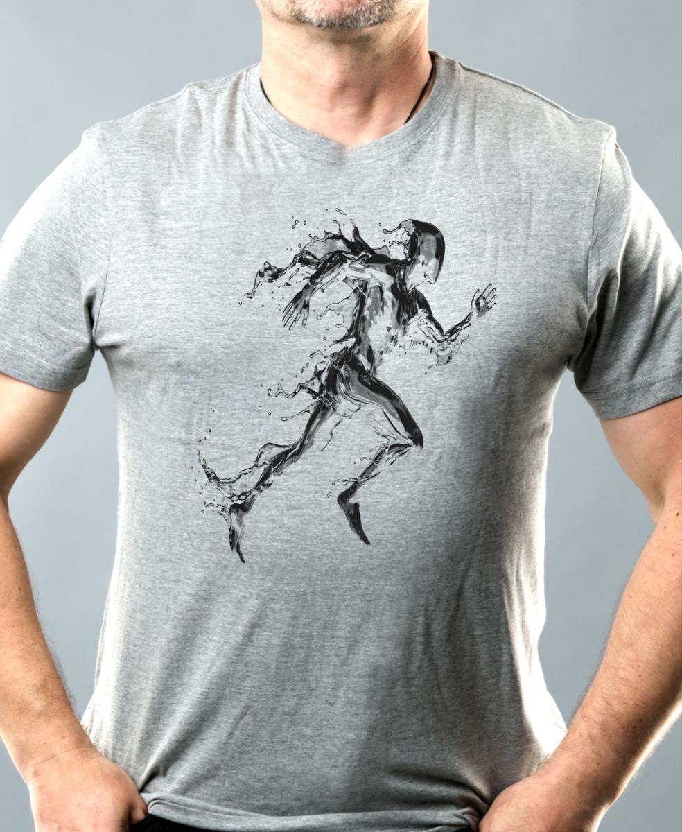 Vodní běžec, černý potisk