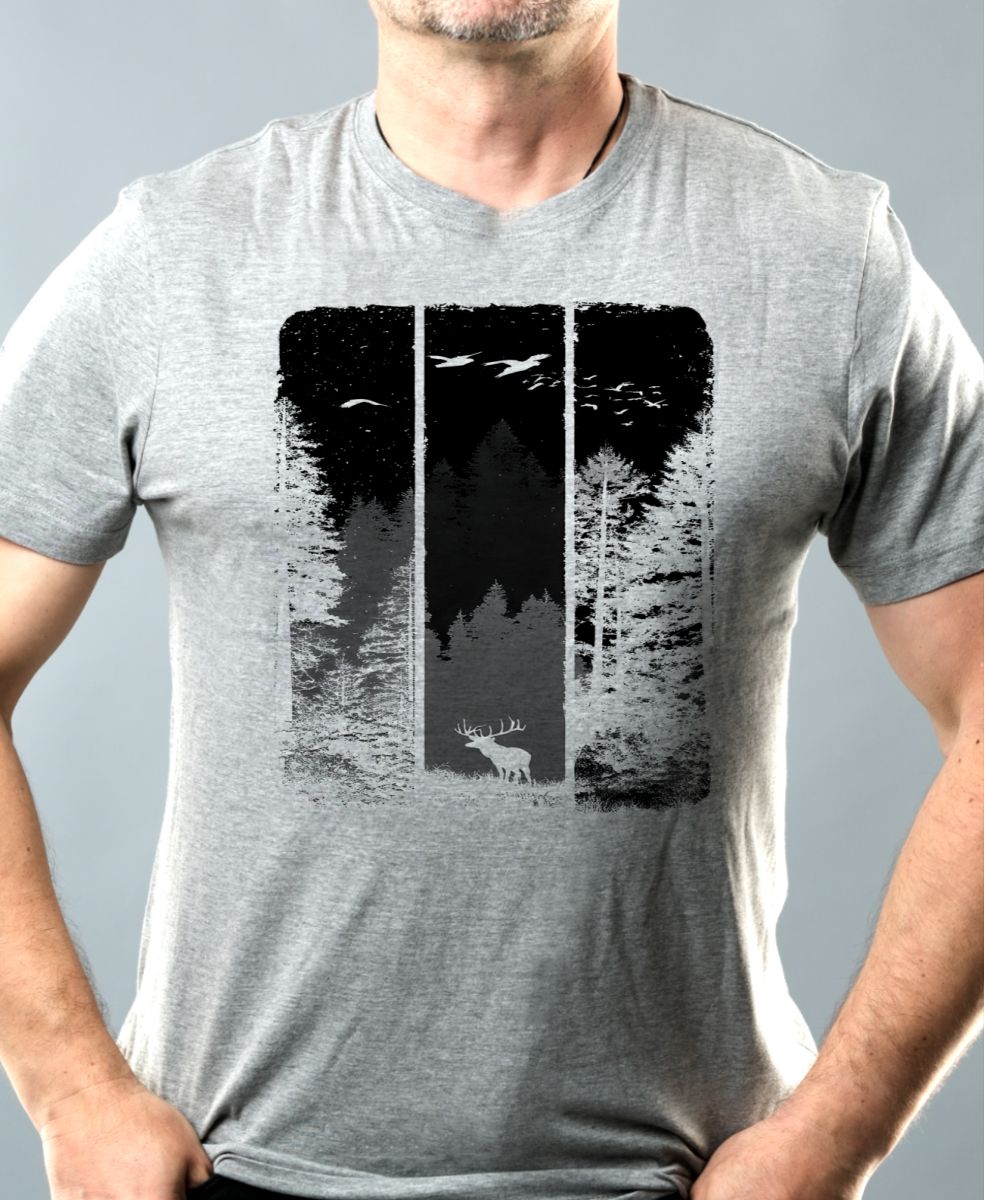 Volání divočiny, jelen, černý potisk