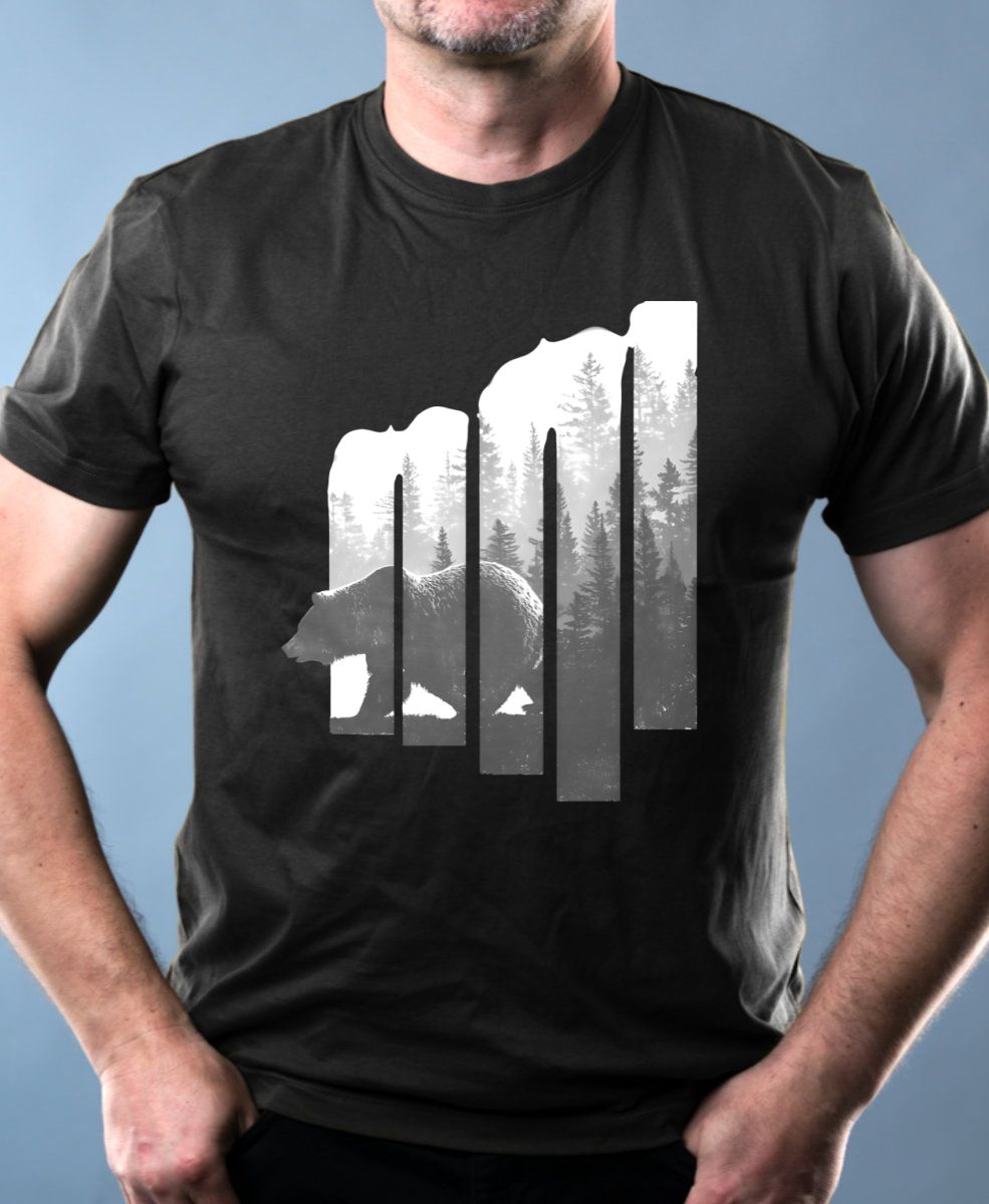 Volání divočiny, medvěd, bílý potisk