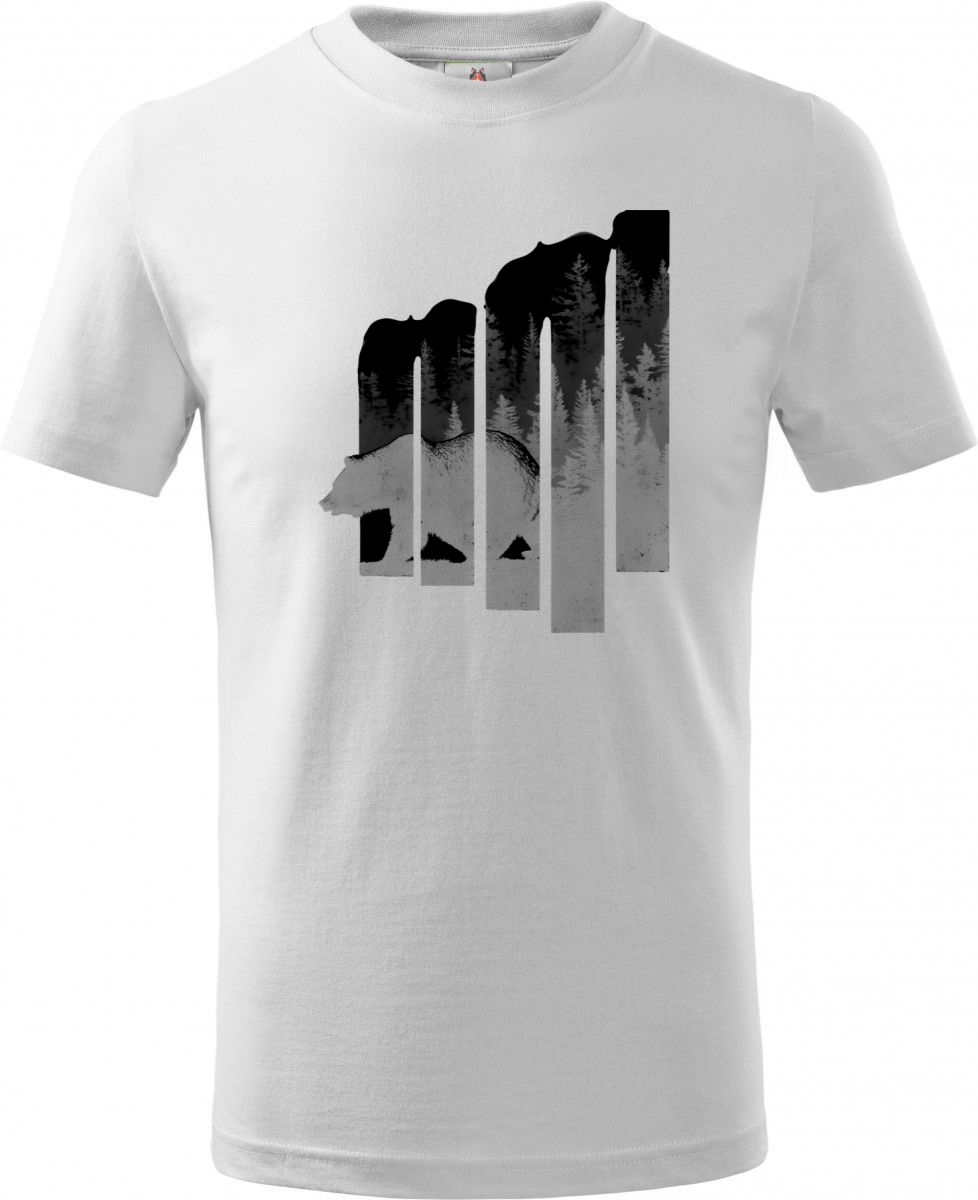 Volání divočiny, medvěd, černý potisk Volání divočiny, medvěd, černý potisk