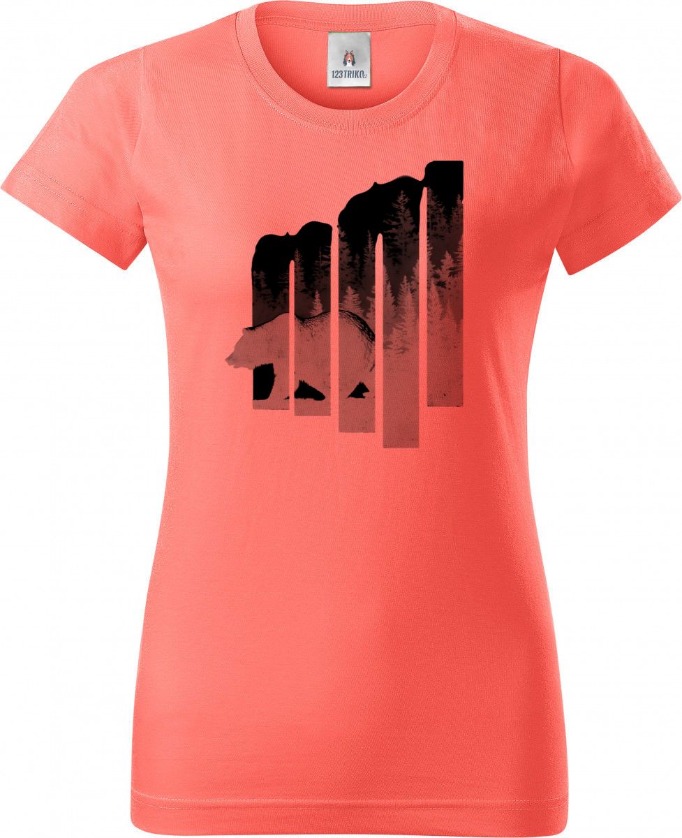 Volání divočiny, medvěd, černý potisk Volání divočiny, medvěd, černý potisk