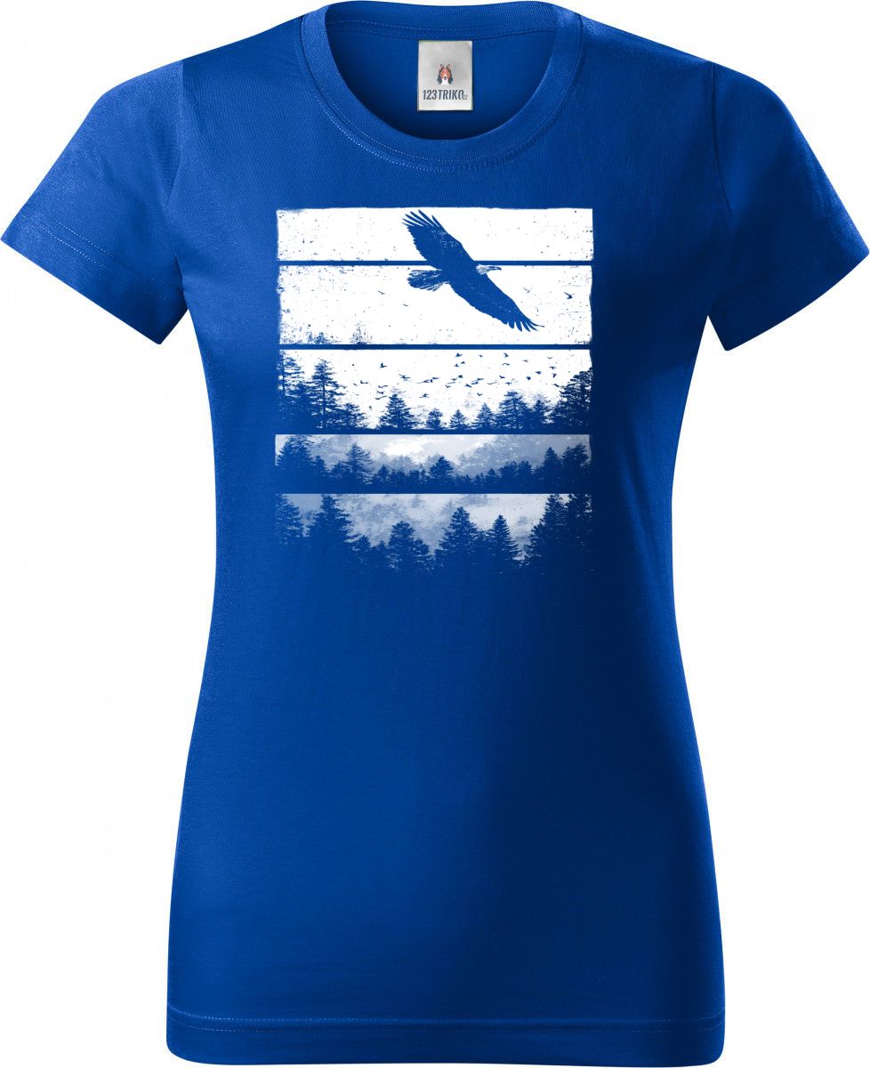 Volání divočiny, orel, bílý potisk Volání divočiny, orel, bílý potisk