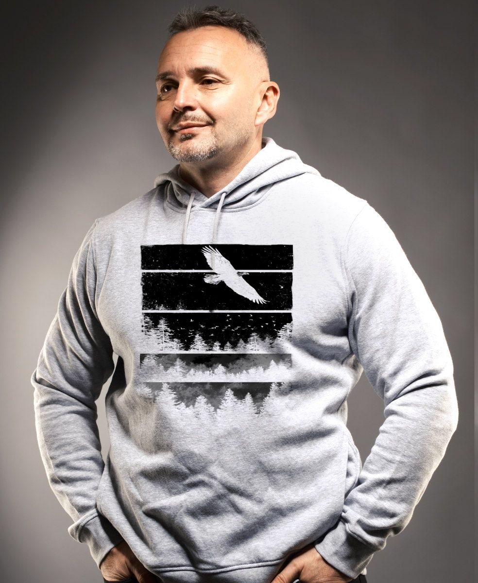 Volání divočiny, orel, černý potisk