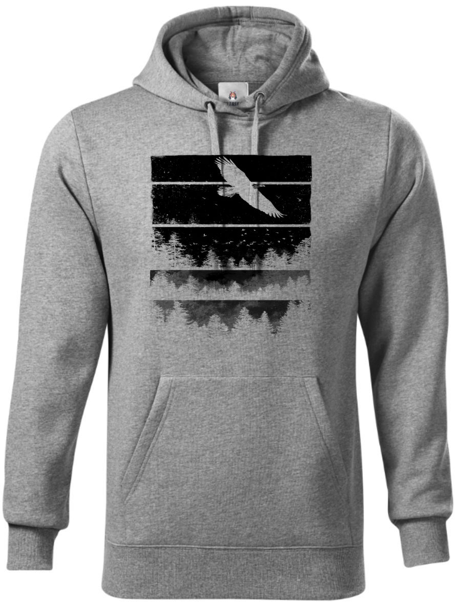 Volání divočiny, orel, černý potisk Volání divočiny, orel, černý potisk