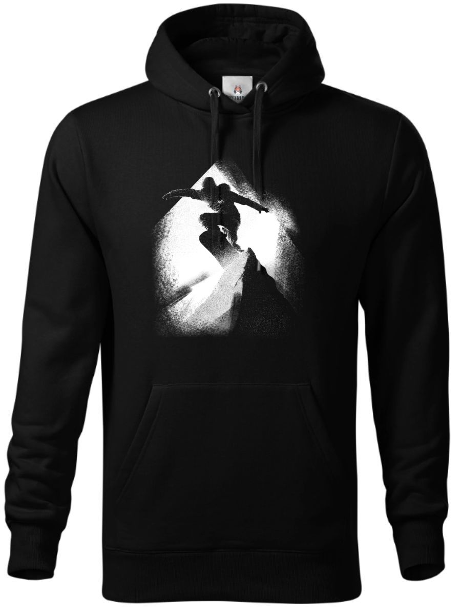 Vrcholový jezdec, bílý potisk