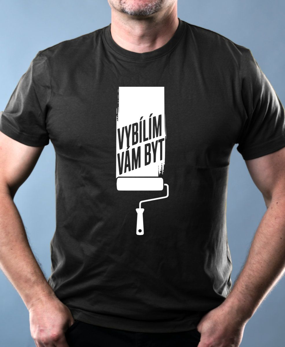 Vybílím vám byt, bílý potisk