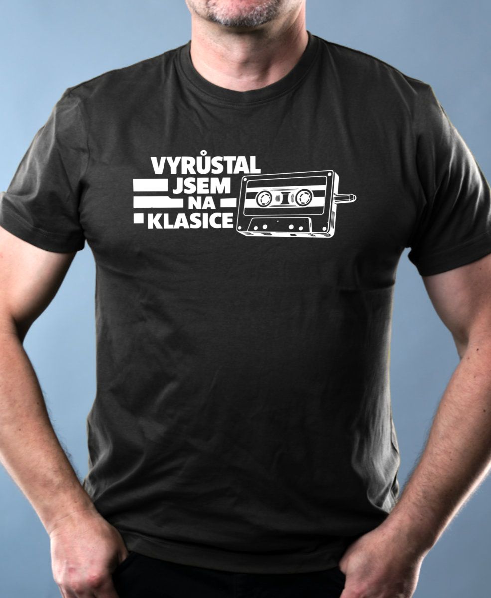 Vyrůstal jsem na klasice, audiokazeta, bílý tisk