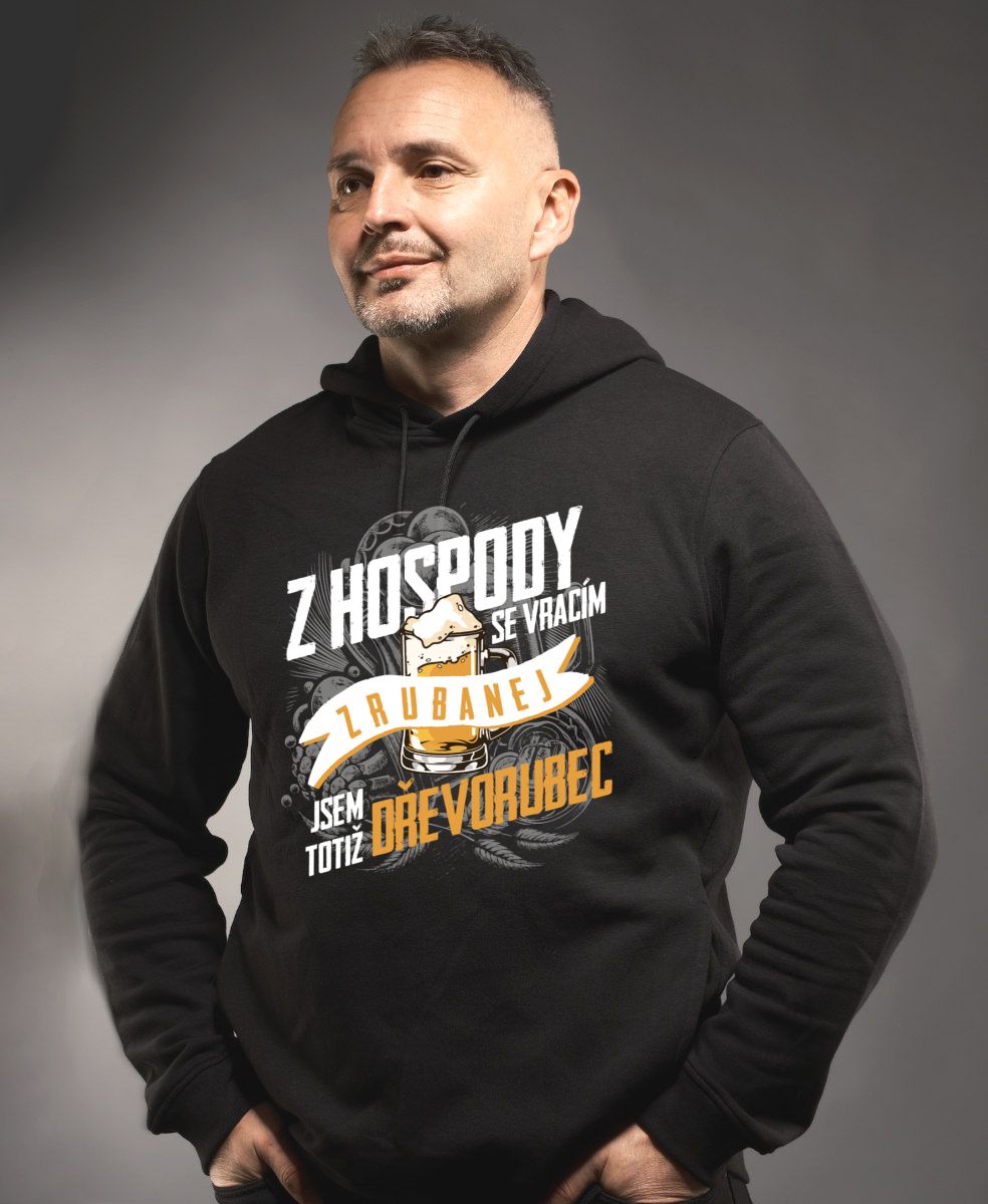 Z hospody se vracím ZRUBANEJ - Dřevorubec