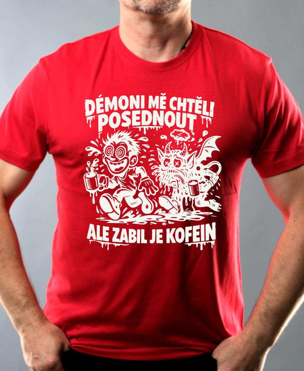 Zabil je kofein, bílý tisk