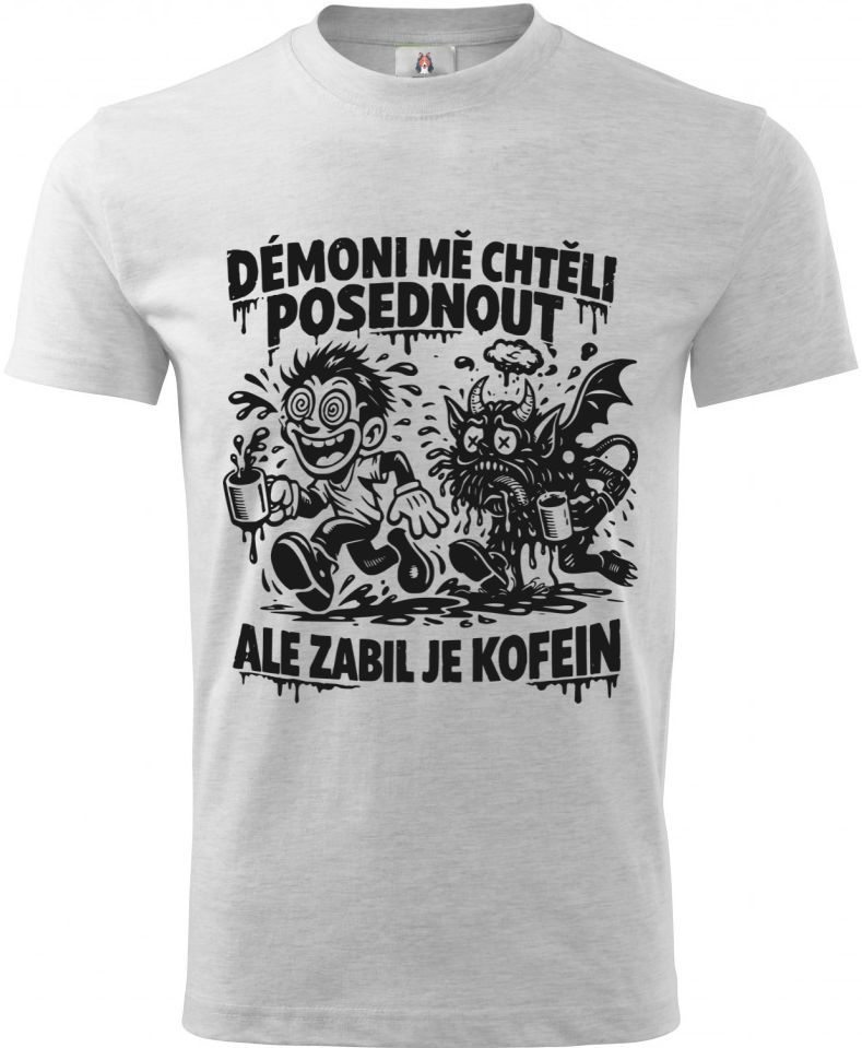 Zabil je kofein, černý tisk