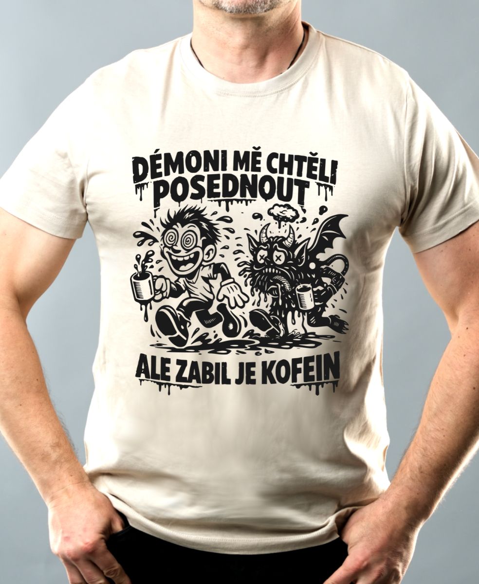 Zabil je kofein, černý tisk