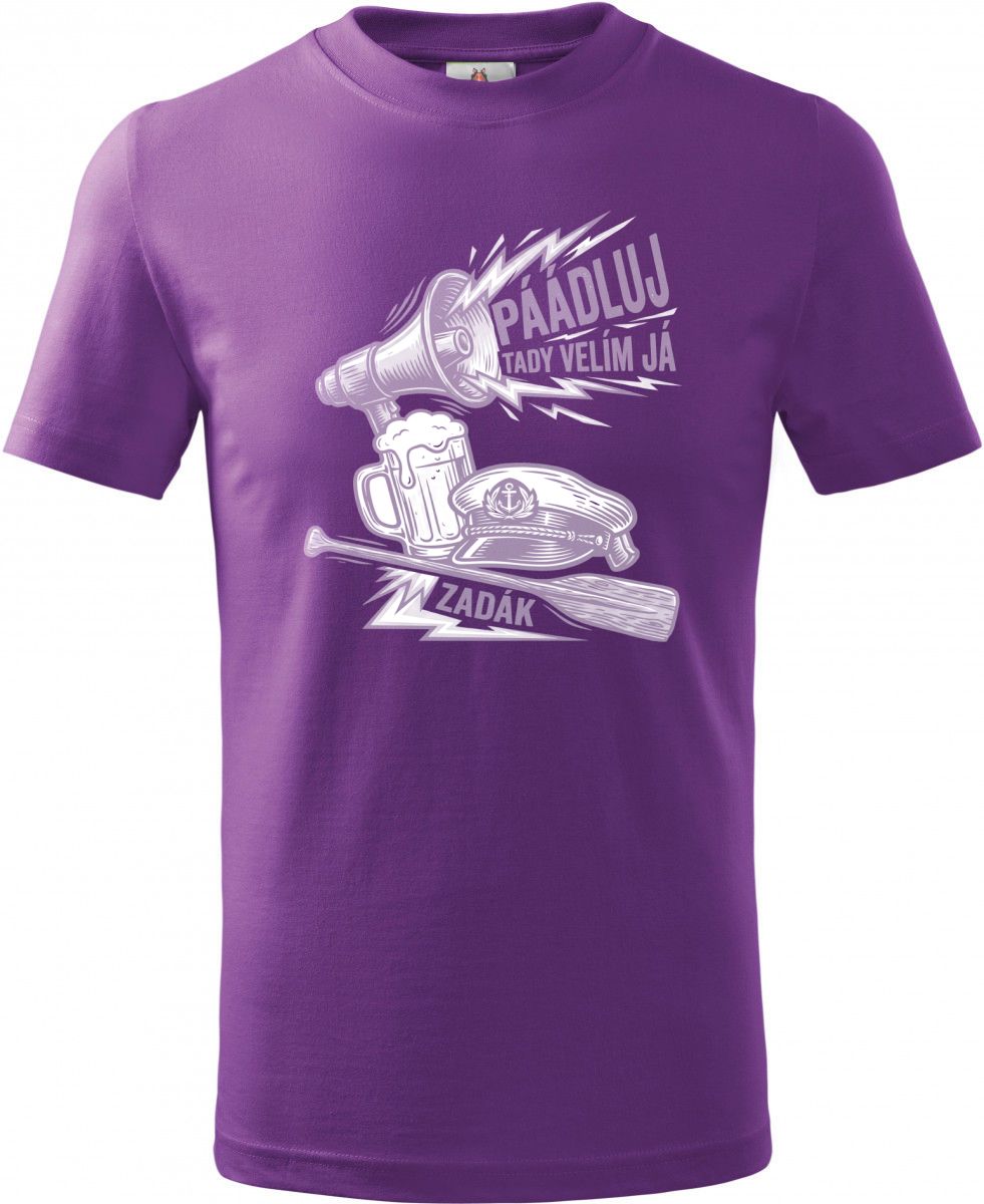 Zadák velí,  bílý potisk