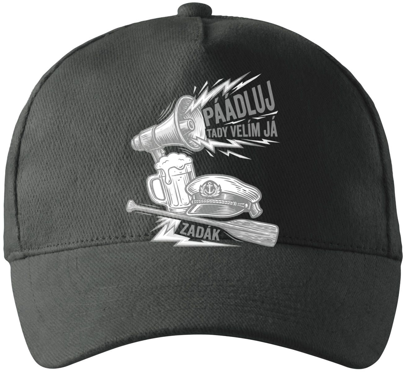 Zadák velí,  bílý potisk