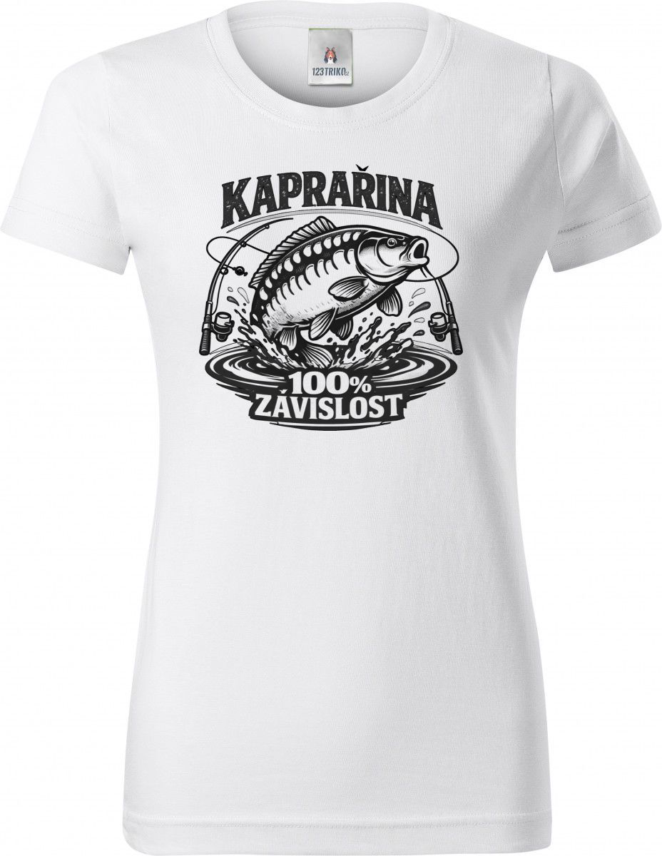 Závislost na kaprech, černý potisk