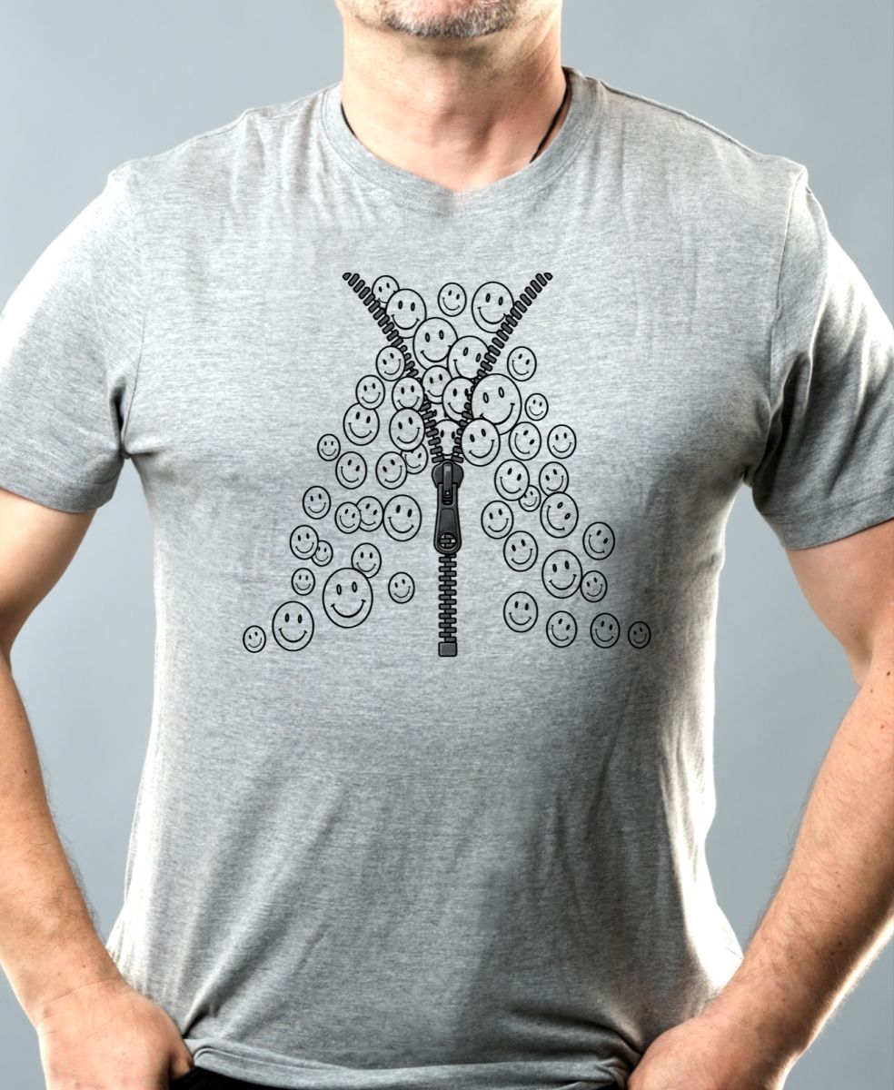 Zip plný úsměvů, černý tisk