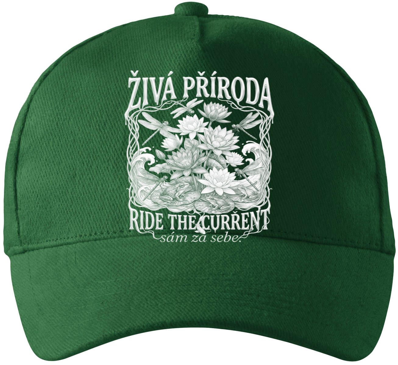 Živá příroda - Ride the current, bílý potisk