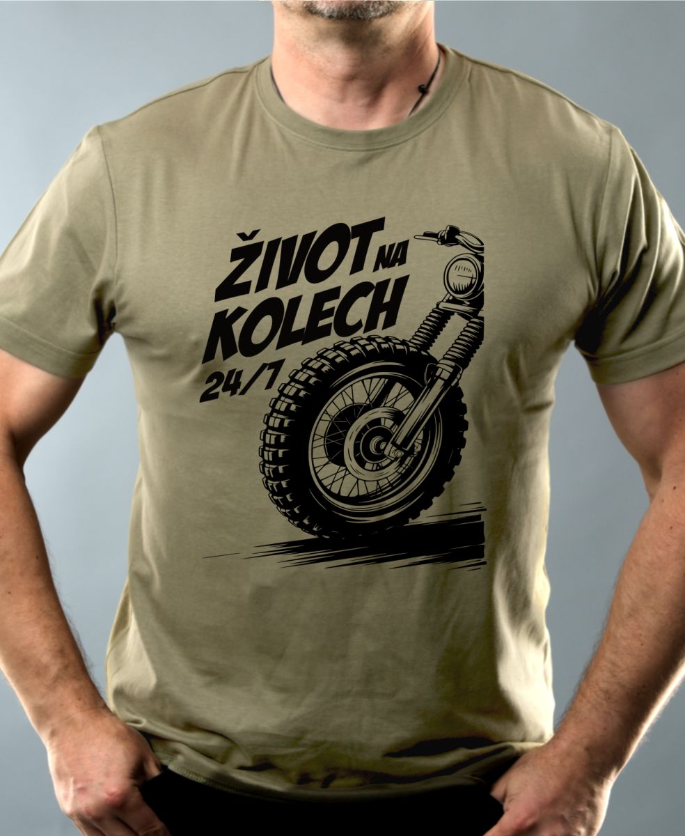 Život na kolech 24/7, černý tisk