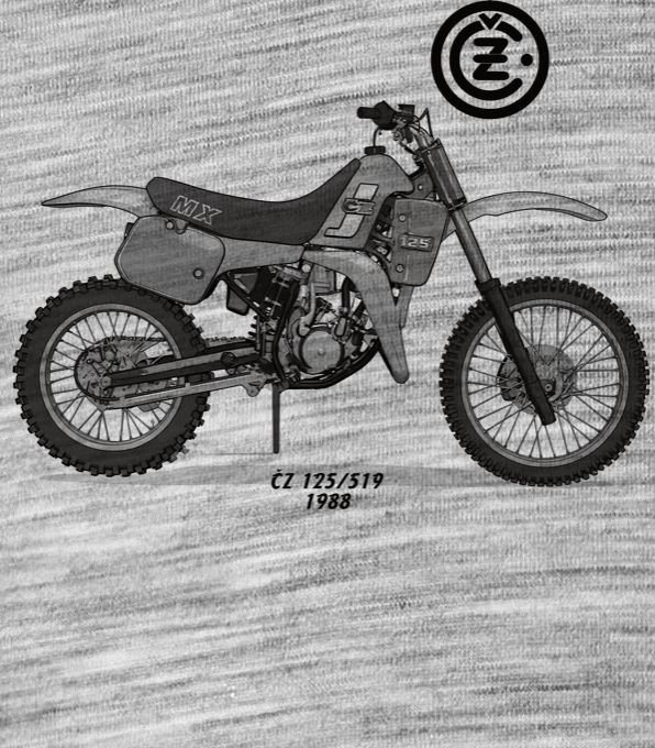 ČZ 125 / 519, motocross ČZ 125 / 519, motocross - Obrázek 2