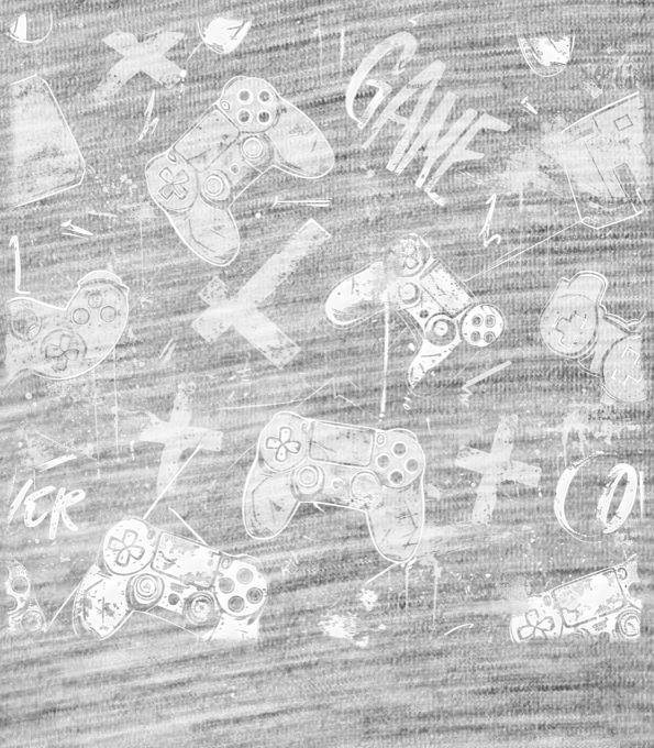 Game Overlord, bílý tisk Game Overlord, bílý tisk - Obrázek 2